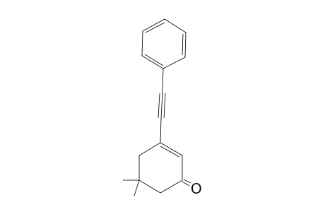5,5-Dimethyl-1-(2-phenyl-1-ethynyl)-1-cyclohexen-3-one