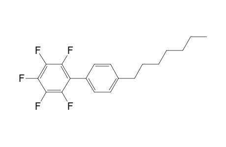 1,2,3,4,5-pentafluoro-6-(4-heptylphenyl)benzene