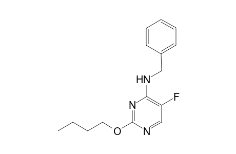 N-benzyl-2-butoxy-5-fluoropyrimidin-4-amine
