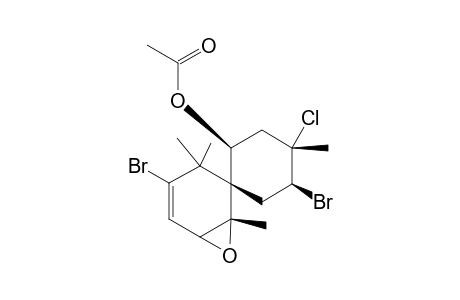 5-Acetoxy-2,10-dibromo-3-chloro-7.alpha.,8.alpha.-epoxy-.alpha.-chamigrene