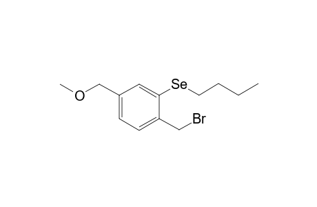 1-(Bromomethyl)-2-(butylseleno)-4-(methoxymethyl)benzene