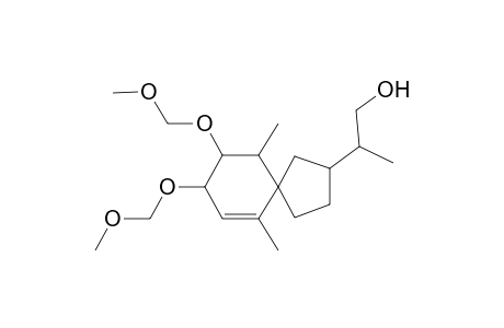 (2RS,5SR,8RS,9RS,10SR)-2-(2-Hydroxy-1-methylethyl)-8,9-bis(methoxymethoxy)-6,10-dimethylspiro[4.5]dec-6-ene