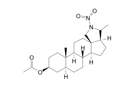 (20S)-N-Nitro-18,20-epimino-5a-pregnan-3b-yl acetate