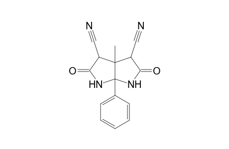 1-Phenyl-5-methyl-3,7-dioxo-2,8-diaza-bicyclo[3.3.0)]ctane-4,6-dicarbonitrile