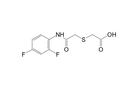 {{[(2,4-difluorophenyl)carbamoyl]methyl}thio}acetic acid