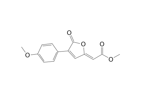 2-(Methoxycarbonylmethylene)-4-(p-methoxyphenyl)-1,5-dihydrofuran-5-one