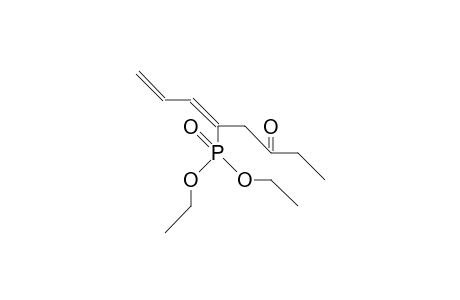 ((E)-1-(2-Oxobutyl)-1,3-butadienyl)-phosphonsaeure-diethylester