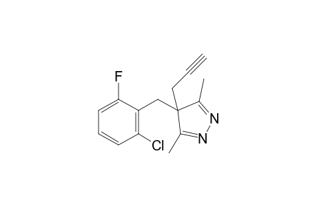 4-(2-chloro-6-fluorobenzyl)-3,5-dimethyl-4-(2-propynyl)-4H-pyrazole