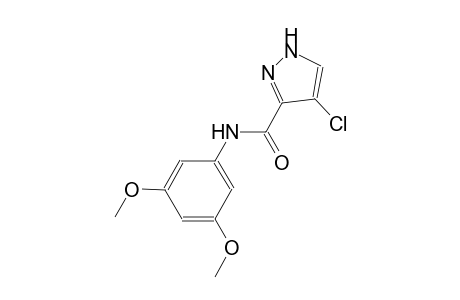 4-chloro-N-(3,5-dimethoxyphenyl)-1H-pyrazole-3-carboxamide