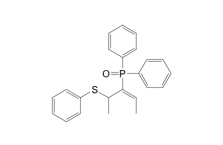 Phosphine oxide, diphenyl[1-[1-(phenylthio)ethyl]-1-propenyl]-, (Z)-