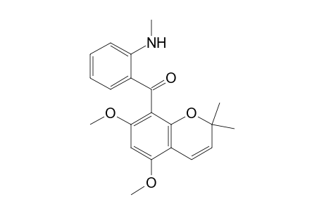 Methanone, (5,7-dimethoxy-2,2-dimethyl-2H-1-benzopyran-8-yl)[2-(methylamino)phenyl]-