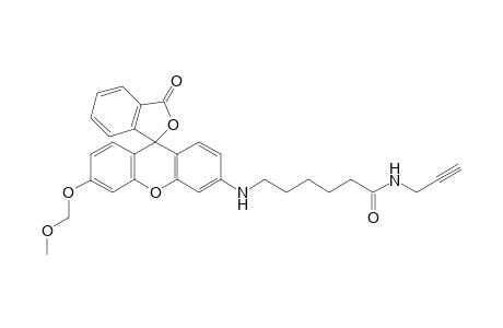 6-[[6'-(methoxymethoxy)-3-oxo-spiro[isobenzofuran-1,9'-xanthene]-3'-yl]amino]-N-prop-2-ynyl-hexanamide