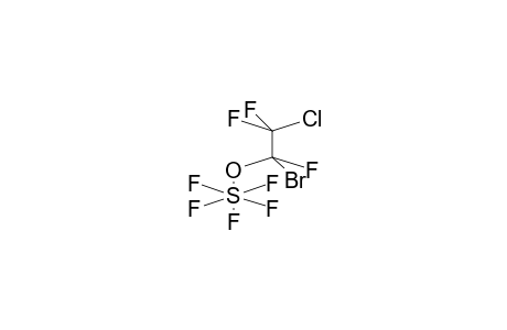 1-PENTAFLUOROSULPHURANYLOXY-2-CHLORO-1-BROMOTRIFLUOROETHANE