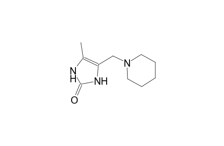 4-methyl-5-(1-piperidinylmethyl)-1,3-dihydro-2H-imidazol-2-one