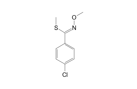 METHYL-(Z)-4-CHLORO-O-METHYL-BENZOTHIOHYDROXIMATE