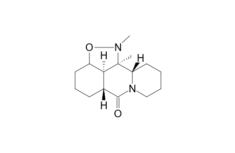 1H,6H-[1,2]Benzisoxazolo[3,4-ab]quinolizin-6-one, dodecahydro-1,11b-dimethyl-, (2a.alpha.,5a.beta.,11a.beta.,11b.alpha.,11c.alpha.)-(.+-.)-