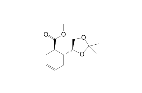 Methyl (1R,2R)-2-[(4S)-4-(2,2-dimethyl-1,3-dioxolo)]-4-cyclohexen-1-ylcarboxylate