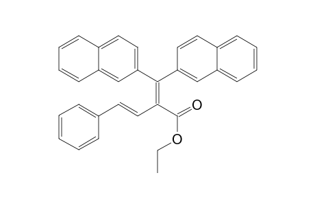 (E)-Ethyl 2-(dinaphthalen-2-ylmethylene)-4-phenylbut-3-enoate