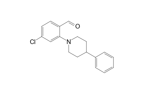 2-(4-Phenylpiperidin-1-yl)-4-chlorobenzaldehyde