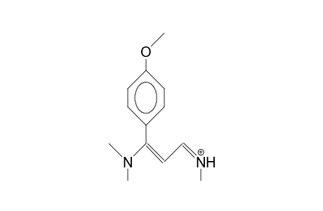 N-Methyl-3-(4-anisyl)-3-dimethylamino-propylidene-ammonium