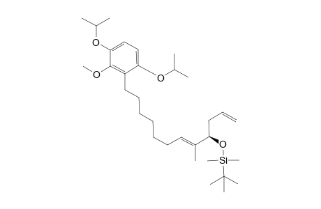 (2E,1R)-[1-Allyl-9-(3,6-diisopropoxy-2-methoxyphenyl)-2-methylnon-2-enyloxy]-tert-butyldimethylsilane