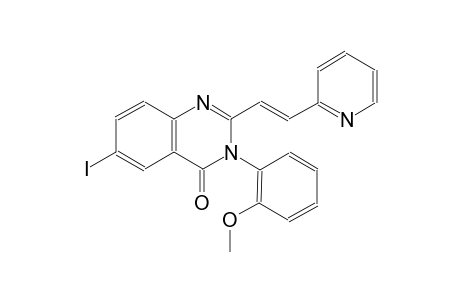 6-iodo-3-(2-methoxyphenyl)-2-[(E)-2-(2-pyridinyl)ethenyl]-4(3H)-quinazolinone