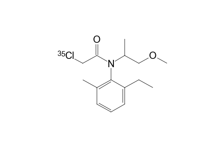 2-[35]chloro-N-(2-ethyl-6-methylphenyl)-N-(2-methoxy-1-methylethyl)acetamide