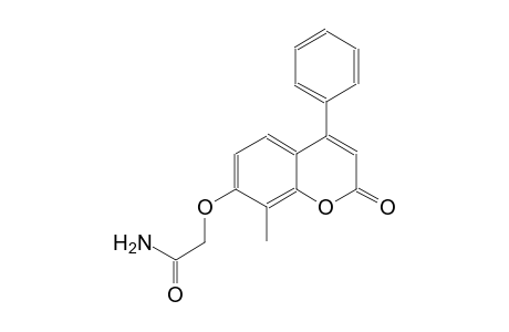 2-[(8-methyl-2-oxo-4-phenyl-2H-chromen-7-yl)oxy]acetamide