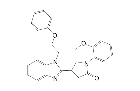 1-(2-methoxyphenyl)-4-[1-(2-phenoxyethyl)-1H-benzimidazol-2-yl]-2-pyrrolidinone