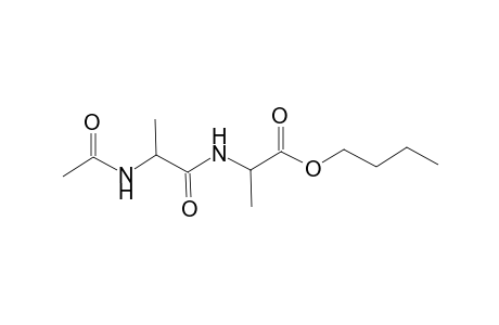 L-Alanine, N-(N-acetyl-L-alanyl)-, butyl ester