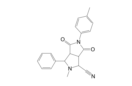 anti-endo-4-cyano-1,3,3a,4,6,6a-hexahydro-2-(4-methylphenyl)-5-methyl-6-phenyl-2H,5H-pyrrolo[3,4-c]pyrrol-1,3-dione