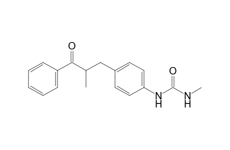 Urea, N-methyl-N'-[4-(2-methyl-3-oxo-3-phenylpropyl)phenyl]-