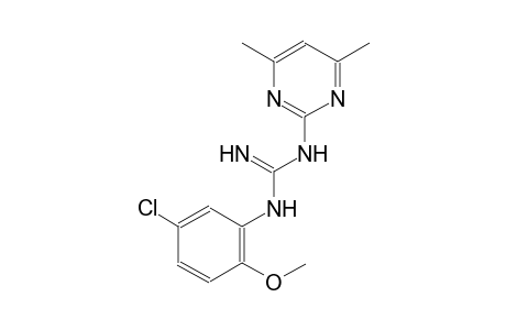 N-(5-chloro-2-methoxyphenyl)-N'-(4,6-dimethyl-2-pyrimidinyl)guanidine