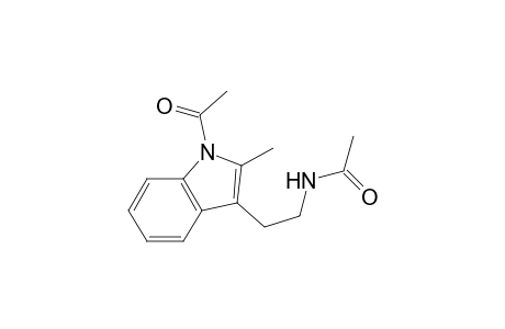 1-Acetyl-2-methyl-3-(2-acetamidoethyl)indole