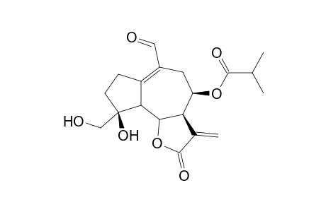 (3aR,4R,9S) 6-Formyl-decahydro-9-hydroxy-9-(hydroxymethyl)-3-methylene-2-oxoazuleno[4,5-b]furan-4-yl 2'-Methylpropanoate