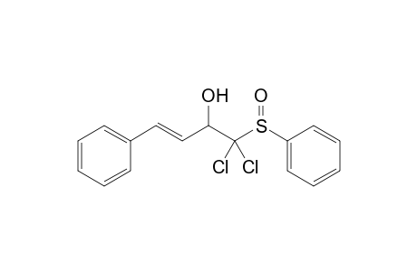 (E)-1,1-Dichloro-4-phenyl-1-(phenylsulfinyl)-3-buten-2-ol