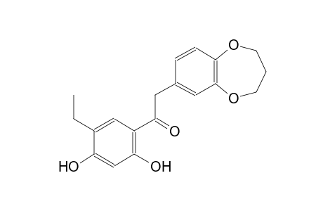 ethanone, 2-(3,4-dihydro-2H-1,5-benzodioxepin-7-yl)-1-(5-ethyl-2,4-dihydroxyphenyl)-