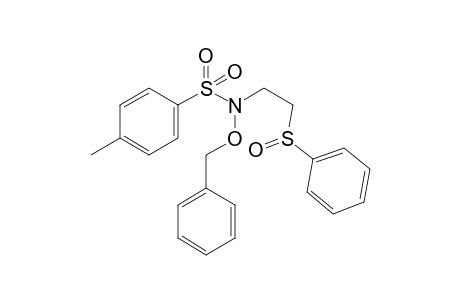 (+/-)-N-Benzyloxy-N-(2-benzenesulfinylethyl)-4'-methylbenzenesulfonamide