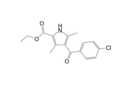 ethyl 4-(4-chlorobenzoyl)-3,5-dimethyl-1H-pyrrole-2-carboxylate