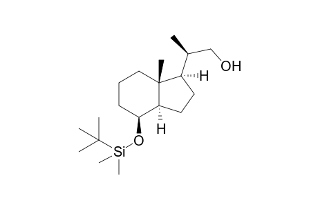 (20R)-de-A,B-8.beta.-(tert-butyldimethylsilyl)oxy-20-(hydroxymethyl)pregnane