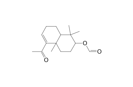 1,7,7-Trimethyl-2-(1-oxoethyl)bicyclo[4.4.0]dec-2-en-8-yl Formate