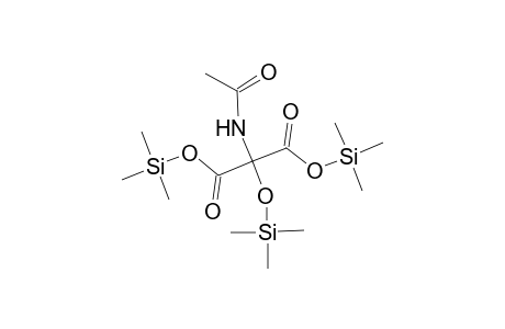 N-Acetylamido-N-[2-(trimethylsiloxy)-1,3-propandioic acid] di(trimethylsilyl) ester