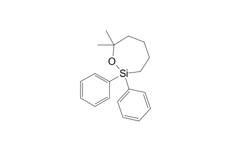 7,7-Dimethyl-2,2-diphenyl-1,2-oxasilepane