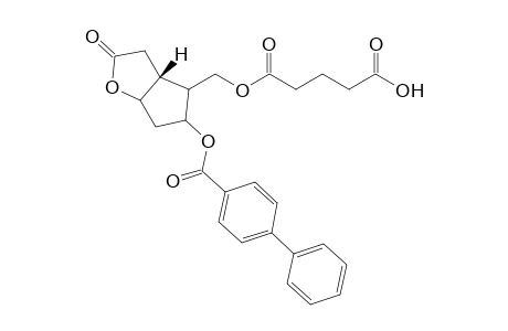 (3aR)-[5-(1,1'-Biphenyl-4-carbonyloxy)-hexahydro-2H-cyclopenta[b]furan-2-on-4-yl]methyl hydrogen pentanedioate