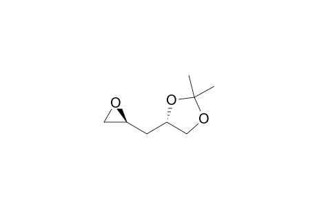 (4S)-2,2-dimethyl-4-[[(2S)-2-oxiranyl]methyl]-1,3-dioxolane