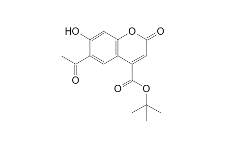 t-Butyl 6-acetyl-7-hydroxy-2-oxo-2H-chromene-4-carboxylate