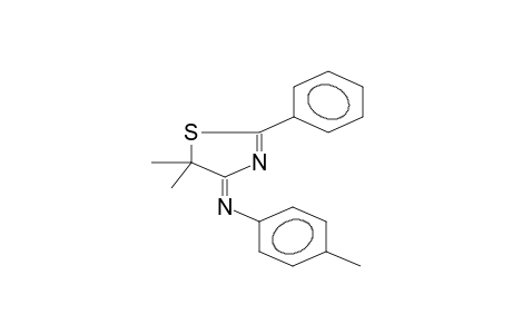 5,5-DIMETHYL-2-PHENYL-4-(PARA-TOLYLIMINO)-1,3-THIAZOLINE