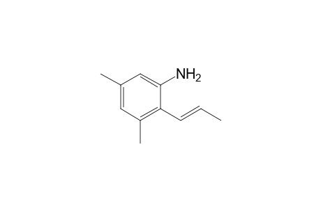 Benzenamine, 3,5-dimethyl-2-(1-propenyl)-, (E)-