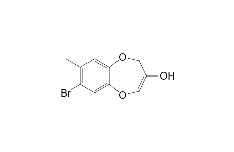 7-Bromo-8-methyl-2H-1,5-benzodioxepin-3-ol