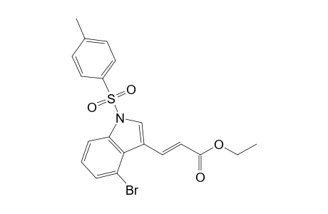 (E)-3-(4-bromo-1-tosyl-indol-3-yl)acrylic acid ethyl ester